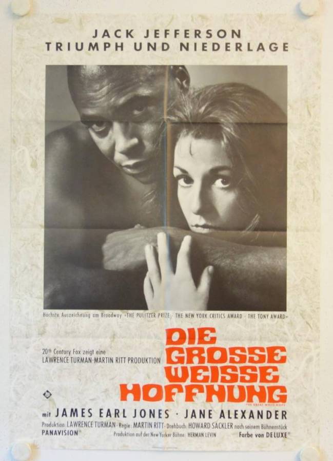 The Great White Hope original release german movie poster